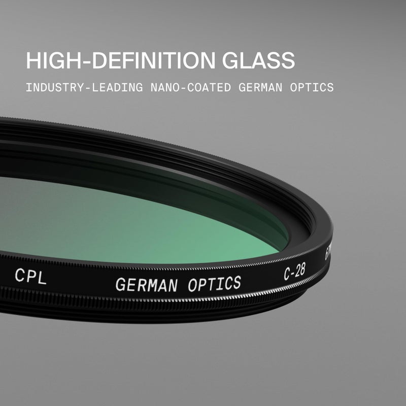 Gobe 67mm Circular Polarizing (CPL) Lens Filter (Pro) - Image 2